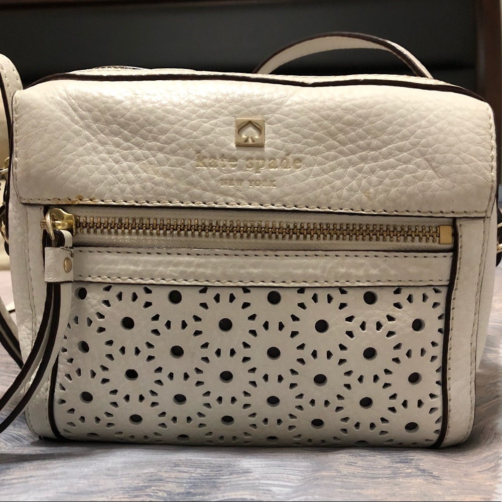 Kate Spade Small White Crossbody
